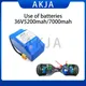 10S2P 36V 7.0Ah Rechargeable Lithium Battery Customized Plug Smart BMS Balance Car Golf Cart