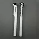 White Glossy Bicycle seat post carbon 27.2 Road Bike Parts Breaking wind Seat post MTB Bike From