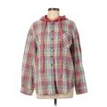 Jacket: Red Plaid Jackets & Outerwear - Women's Size Large