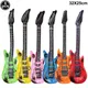 Inflatable Guitar Inflatable Rock Star Toy 80s 90s Party Decoration Kids Inflatable Toy Balloon