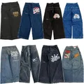 JNCO Y2K Jeans larghi uomo Harajuku vintage Goth ricamato jeans di alta qualità Hip Hop streetwear