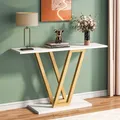 Tribesigns 43 Inch Console Table Industrial Entryway Hallway Table Living Room Furniture