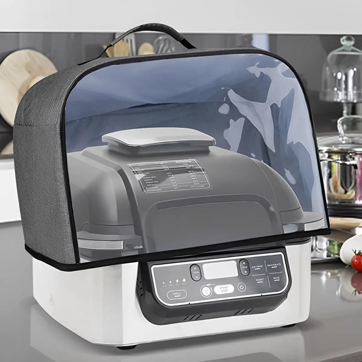 Luftfritteusen-Staubschutz für Ninja Foodi AG301 AG302 AG400, wasserdichter Oxford-Stoff, Küchen-Toaster-Staubschutz mit Aufbewahrungstaschen Image