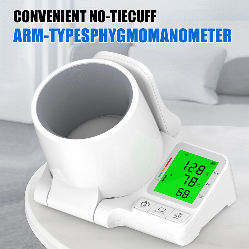 Aique Klinik Blutdruck messgerät automatisches Tunnel tono meter digitales Oberarm-Blutdruck messgerät Tensiometer bp Maschinen puls