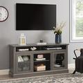 Bagnickels Contemporary TV Media Stand Modern Entertainment Console for TV Up to 65" Wood in Black/Brown/Gray | 29 H x 60 W x 15.75 D in | Wayfair