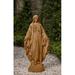 Campania International Classic Madonna Fairy Garden Concrete/Stone, Copper in Gray | 34.75 H x 16 W x 8.75 D in | Wayfair R-106-TR