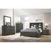 F&L Homes Studio Lantha 5 Piece Bedroom Set Wood in Brown/Gray | 56 H x 80 W x 92 D in | Wayfair FLS22027W22033456EK