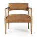 Armchair - Joss & Main Berthe Armchair-Olive Wood/Velvet in Brown | Wayfair 4015B54C6E604F39B6D9B54FAB07EDEB