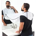 Bavoir à barbe antiadhésif pour homme tablier de rasage cape de toilettage gril avec aspiration