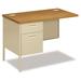 HON 29.5" H x 42" W x 24" D Left Desk Return Metal in Brown | 29.5 H x 42 W x 24 D in | Wayfair HP3236L.C.L