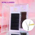 SONG LASHES – Extensions de cils en forme de Y pour Salon cils individuels C D DD curl 2D YY lashes