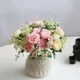 Bouquet de pivoines artificielles 1 pièce 30cm fausses fleurs pour la Saint Valentin pour un