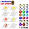 10pcs puces LED 1W 3W 5W lumière chaude lumière naturelle lumière blanche froide lumière rouge lumière verte lumière bleue lumière jaune lac bleu spectre complet 660nm 440nm perles LED COB