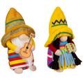 Northlight Seasonal Figurines & Collectibles Fabric in Orange/Red/Yellow | 8.5 H x 4.5 W x 4 D in | Wayfair NORTHLIGHT QS99612