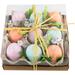Northlight Seasonal Easter Food & Beverage Decorative Accent Plastic in Blue/Green/Orange | 2.75 H x 6.25 W x 6.25 D in | Wayfair