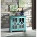 smashgroup Accent Storage Cabinet Wood in Green/Blue | 27.25 H x 28.25 W x 13.25 D in | Wayfair WJ-B011P169757