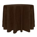 Ultimate Textile -5 Pack- Embroidered Pintuck Taffeta 102-Inch Round Tablecloth Chocolate Light Brown in Brown/Gray | 102 W x 102 D in | Wayfair