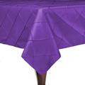 Ultimate Textile -5 Pack- Embroidered Pintuck Taffeta 60 X 102-Inch Rectangular Tablecloth Purple Polyester in Gray/Indigo | 60 W x 102 D in | Wayfair
