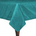 Ultimate Textile -5 Pack- Embroidered Pintuck Taffeta 60 X 102-Inch Rectangular Tablecloth Turquoise Blue in Blue/Gray | 60 W x 102 D in | Wayfair