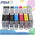 PGI-150 CLI-151 icalI 150 CLI 151 Cartouche D'encre Compatible Pour IL PIXMA IP7210 IP8710 MX721