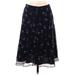 Draper James Casual Skirt: Blue Paisley Bottoms - Women's Size 6