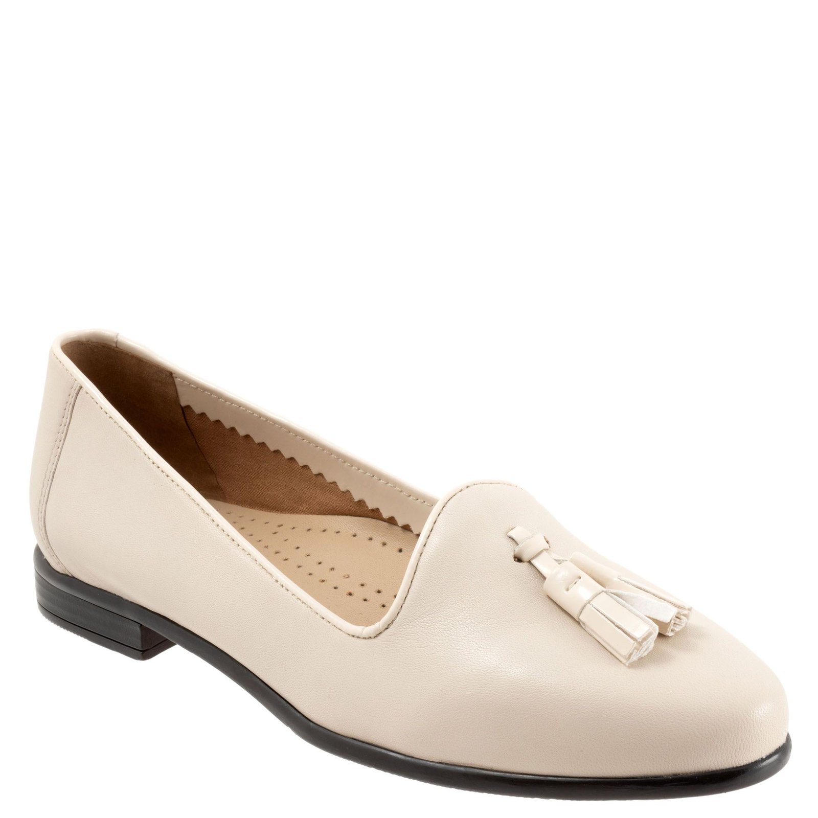 Trotters Liz Tassel - Womens 7.5 Bone Slip On W