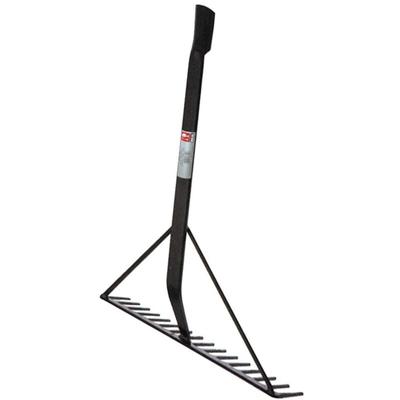 Spaten Teerrechen 16 Zinken schwarz lackiert - Ideal Image