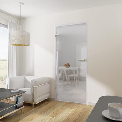 Inova Star - Tür Drehtür Glastür 834 x 1972 din links mit Beschlag esg klar Wohnungstür - Tür + Image