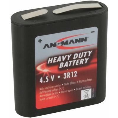 1x Ansmann 3R12 Zink-Kohle Batterie 4,5V – Faltbatterie (1 Stück)