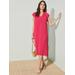 J.McLaughlin Women's Aisha Dress Carmine Rose, Size XS