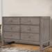 Latitude Run® Mairita 6 - Drawer Dresser Wood in Brown/Gray | 30.01 H x 47.81 W x 18.91 D in | Wayfair D7C732C873474ABFB3572115CED7CA31