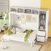 Everly Quinn Khachadur Murphy Bed Wood in White | 78.6 H x 65 W x 112 D in | Wayfair F7215E6ADF7D4C27BB4DD9DA9BFF372F