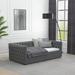 House of Hampton® Daybed w/ Drawers Upholstered Tufted Sofa Bed in Gray | Wayfair 6DD9CF37C400496C8E1C708730739AA6