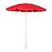 Arlmont & Co. Shynar 66" Market Umbrella w/ Pulley Lift Counter Weights Included, Steel in Red | 81.6 H x 66 W x 66 D in | Wayfair