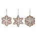 The Holiday Aisle® Gingerbread Snowflakes, Set Of 3 | 3.86 H x 4.72 W x 0.59 D in | Wayfair DB175B712B024B0EA08FE9AA5EC5A5D5