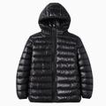 Kids Boys Hoodie Jacket Outerwear Kids Puffer Jacket Solid Color Long Sleeve Zipper Coat Outdoor Adorable Daily Black Red Blue Spring Fall 7-13 Years