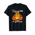 Rub My Belly For Good Luck Lustiger Buddha T-Shirt