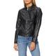 JDY Damen JDYemily Faux Leather Jacket Otw Noos Kunstlederjacke, Black, 38