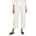 TOM TAILOR mine to five Damen 1025454 Kate Straight Jeans mit Bügelfalten, 10315-Whisper White, 32