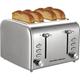HAMILTON BEACH Rise HB5729 4-Slice Toaster - Silver, Silver/Grey
