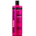 Sexy Hair Vibrant Rose & Almond Oil Sulfate - Free Color Lock Conditioner - 33.8 oz - Pack of 1 with Sleek Comb