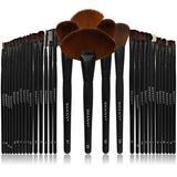 SHANY Professional Brush Set with Leather-Look Pouch 32 Count Goat & Badger.