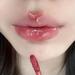 6 Color Lip Glaze Cute Little Bear Mirror Gloss Jelly Lips With Sparkling Light Dew Water Long-lasting Stain Resistant Transparent Film Forming Lip Gloss Full Lip Color