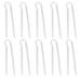 10pcs Professional Hearing Aid Tubes for Most Hearing Aids R Type Soft Flexible BTE Earmold Hearing Aid Tube Replacement Hearing Aid Supplies 3.1*2.0mm