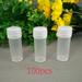 GBAYXJ Glass&Bottle Case 100PCS Portable Empty Sub-Bottle Box Travel Seal Powder Bottle Set Kitchenï¼ŒDining & Bar Seal Case nylon