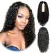 LIANGP Beauty Products Wig Curly Female Big Black Water Ripple Long Curly Hair High Temperature Silk Wig Headgear Curly Black Hair Head Circumference 22 Inches Beauty Tools