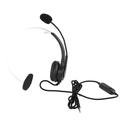 Wired Trucker Headsets 3.5mm Mono Headset With Noise Cancelling Microphone Volume Control for Cellphone Laptop