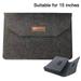 Laptop Sleeve Compatible with 13 inch /15inch MacBook Pro MacBook Air HP Dell Lenovo Notebook Felt Laptop Case with Extra Storage Bag272