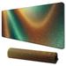 Lzatpd Aqua Teal Abstract Gold Glitter Large Mouse Pad Extended Gaming Mouse Pad Non-Slip Desk Mat Long Keyboard Pad