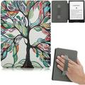Artyond Case for Kindle Paperwhite 2021 PU Leather Hand Strap with Auto Sleep/Wake Case for 6.8 Kindle Paperwhite 11th Generation 2021 Release and Kindle Paperwhite Signature Edition Tree
